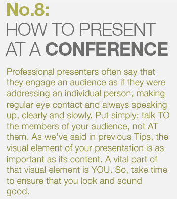 How to present at a conference