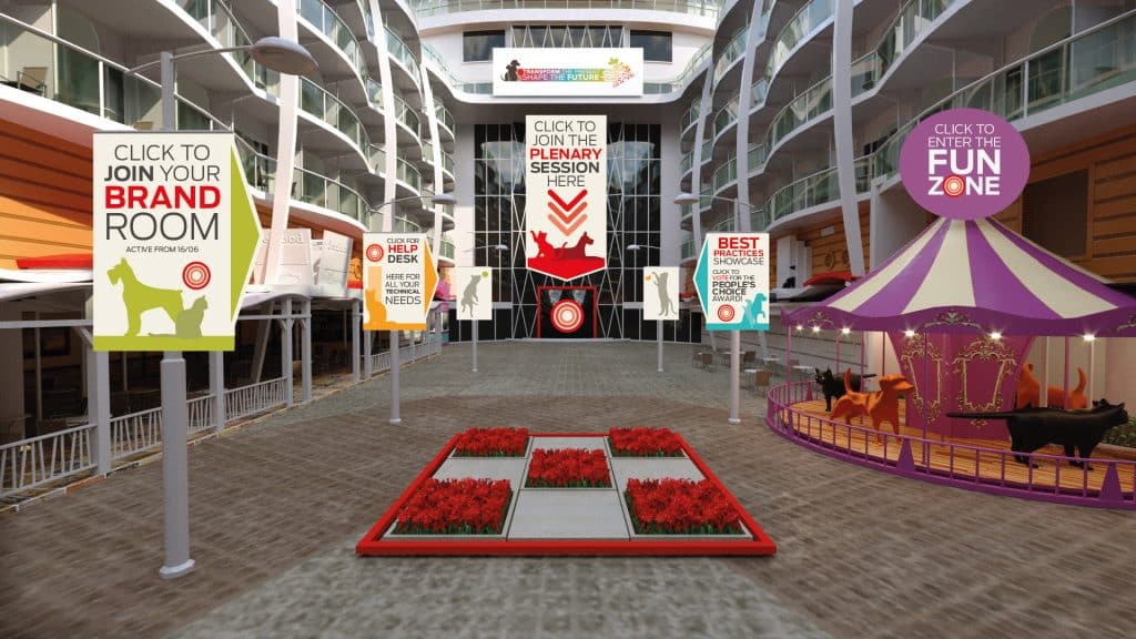Virtual Event on Cruise Ship for 750 participants